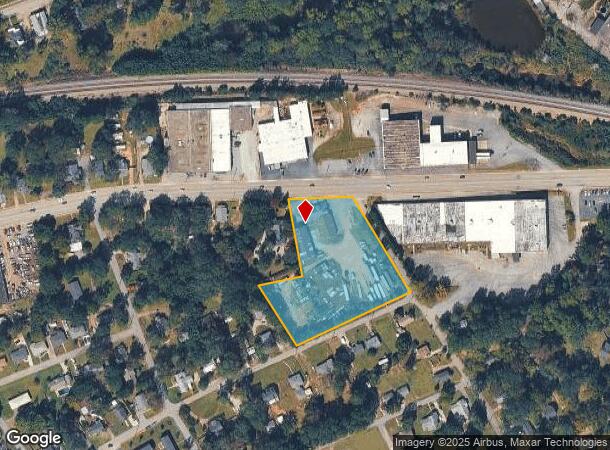  834 E Main St, Easley, SC Parcel Map
