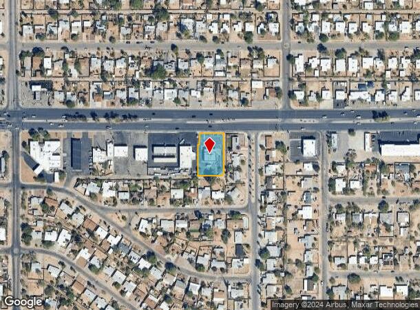  2712 E 22Nd St, Tucson, AZ Parcel Map