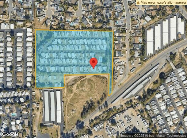  13594 Highway 8 Business, Lakeside, CA Parcel Map