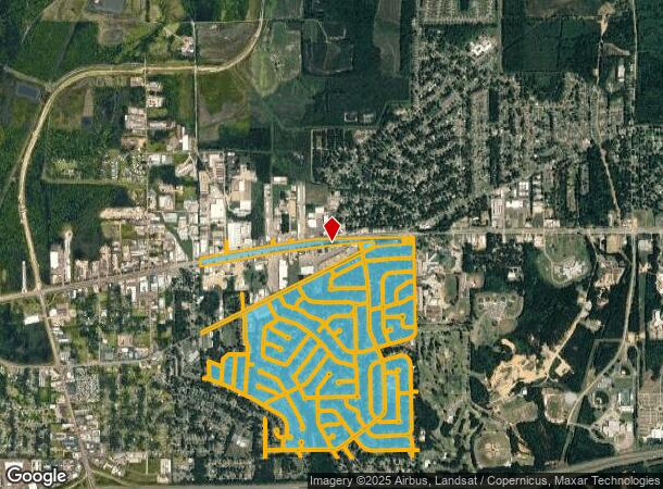  3189 Highway 80 E, Pearl, MS Parcel Map