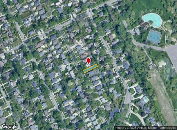 760 Harcourt Rd, Grosse Pointe Park, MI Parcel Map