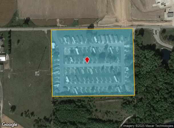  4497 W 200 N, Huntington, IN Parcel Map