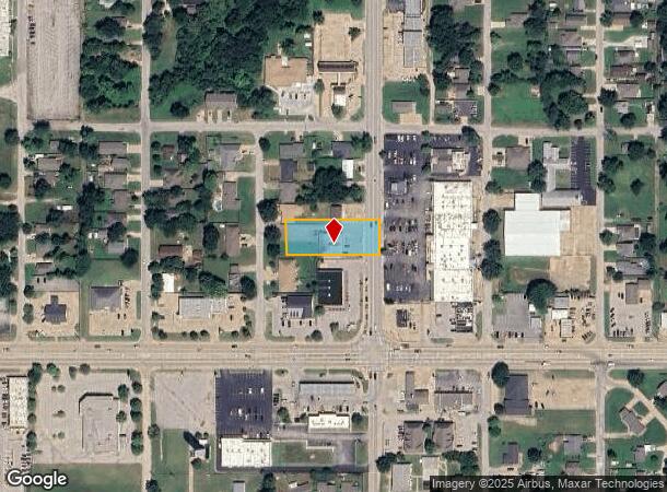  724 S Mission St, Sapulpa, OK Parcel Map