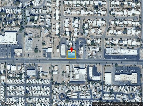  1030 W Prince Rd, Tucson, AZ Parcel Map