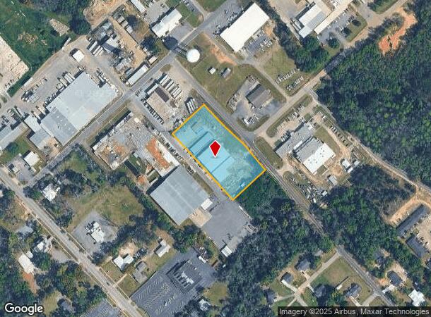 617 Memory St, Blackshear, GA Parcel Map