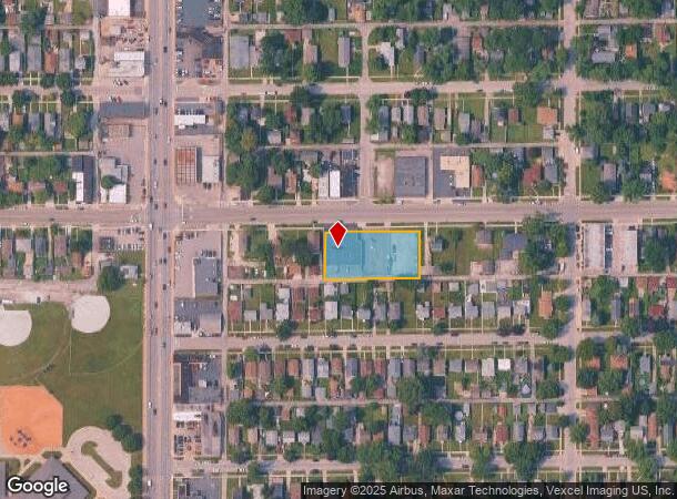 844 169Th St, Hammond, IN Parcel Map