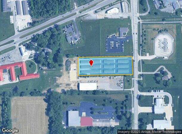  4586 S County Road 600 E, Plainfield, IN Parcel Map