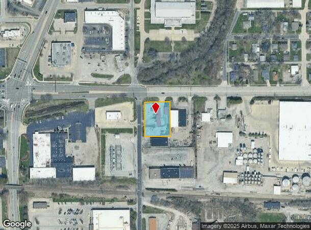 501 E University Ave, Urbana, IL Parcel Map