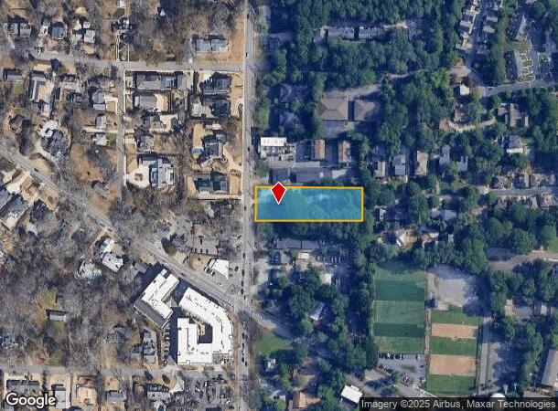  1233 Canton St, Roswell, GA Parcel Map