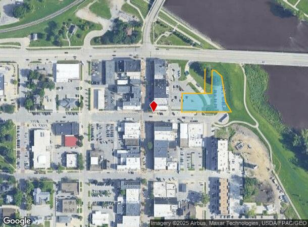  100 E 2Nd St, Cedar Falls, IA Parcel Map