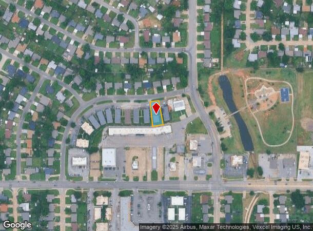  1440 N Norman Ave, Moore, OK Parcel Map