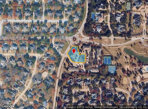 1203 S White Chapel Blvd, Southlake, TX Parcel Map