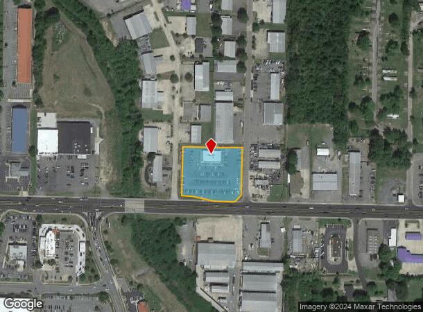  1220 E Oak St, Conway, AR Parcel Map