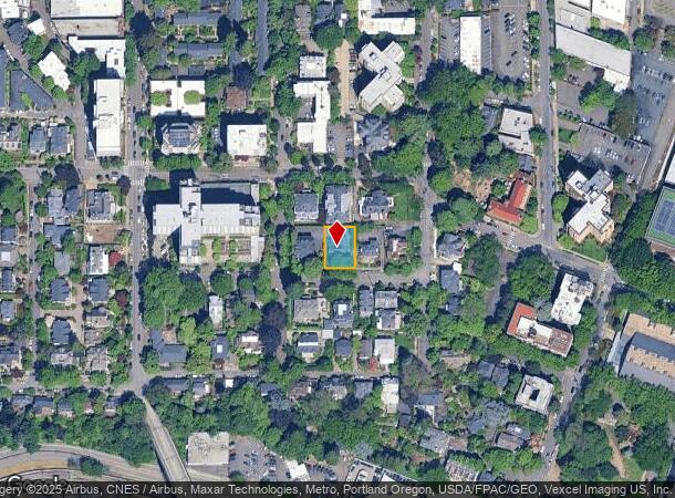 2177 Sw Main St, Portland, OR Parcel Map