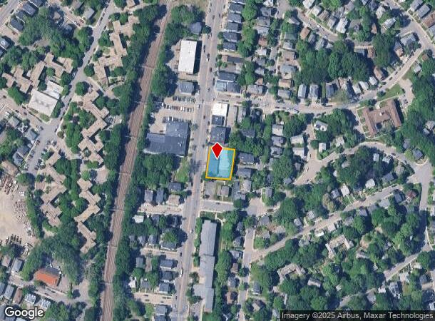  282 Hyde Park Ave, Jamaica Plain, MA Parcel Map