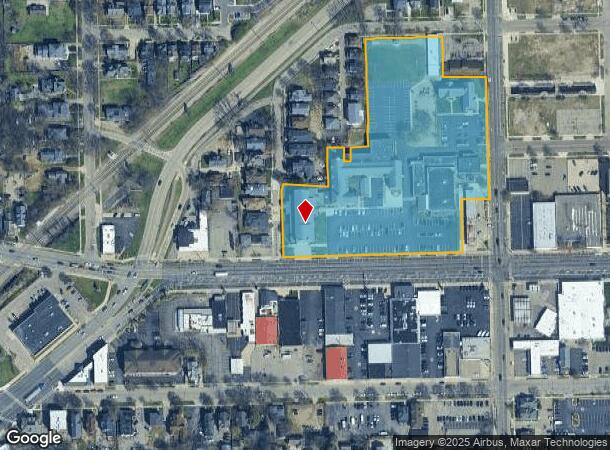 542 W Michigan Ave, Kalamazoo, MI Parcel Map
