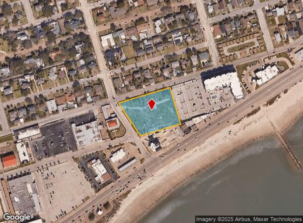  628 M Menard, Galveston, TX Parcel Map