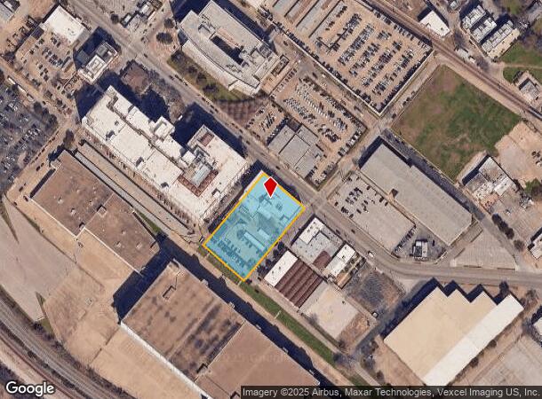  1601 Botham Jean Blvd, Dallas, TX Parcel Map