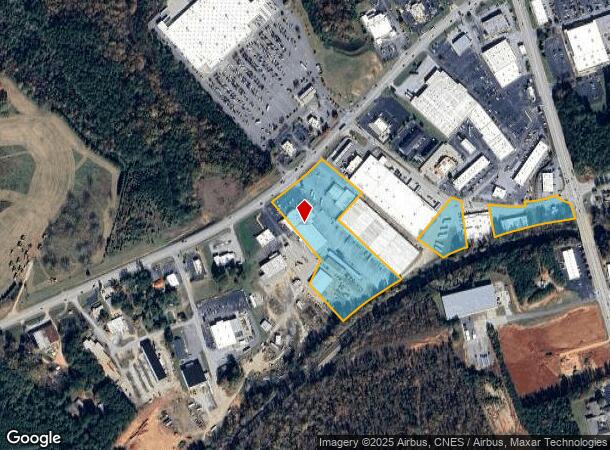  1637 Sandifer Blvd, Seneca, SC Parcel Map