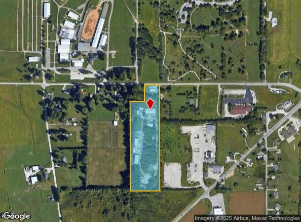 5267 W Airport Rd, Bloomington, IN Parcel Map