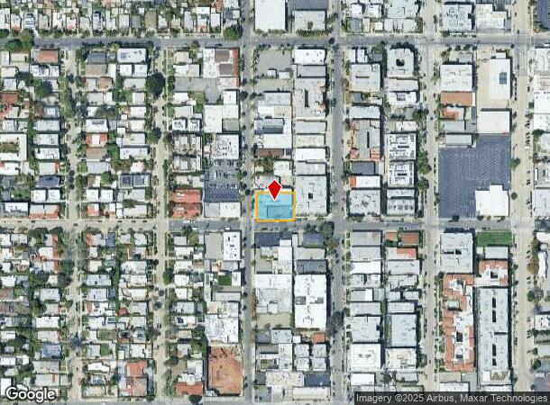  800 Seward St, Los Angeles, CA Parcel Map