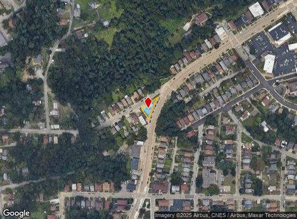 2102 Broadway Ave, Pittsburgh, PA Parcel Map