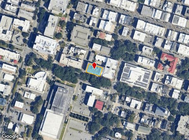 222 W Oglethorpe Ave, Savannah, GA Parcel Map
