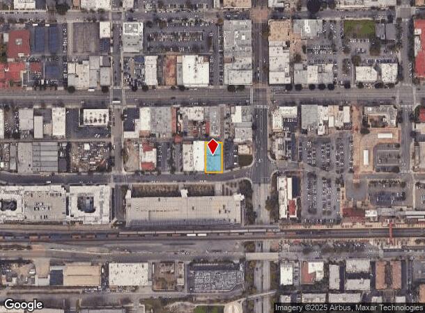  113 W Santa Fe Ave, Fullerton, CA Parcel Map