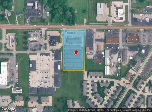 721 W Highway 50, O Fallon, IL Parcel Map