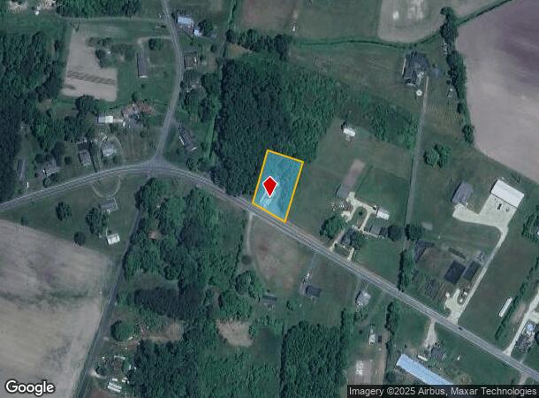 7915 Old Ocean City Rd, Whaleyville, MD Parcel Map