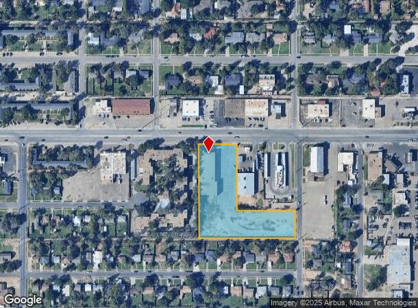  1911 34Th St, Lubbock, TX Parcel Map