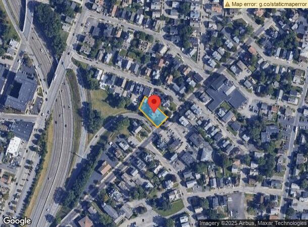  142 Cottage St, Pawtucket, RI Parcel Map