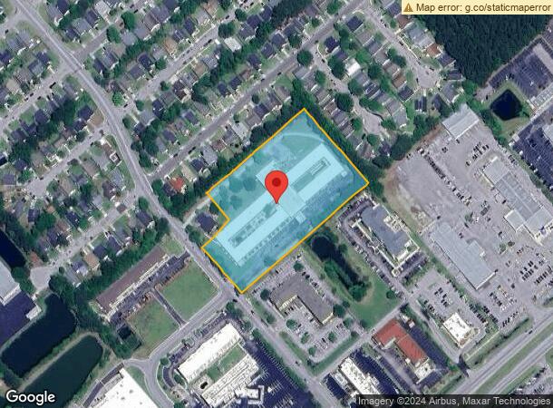  34 Mcdaniel Dr, Jacksonville, NC Parcel Map