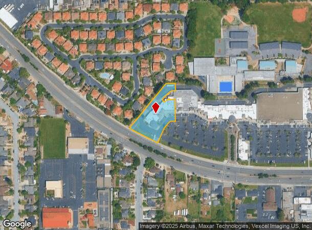  2071 Camden Ave, San Jose, CA Parcel Map
