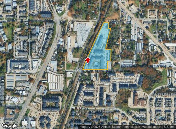  101 Daugherty St, Denton, TX Parcel Map