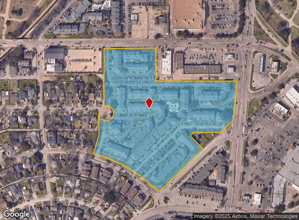 3535 Webb Chapel Ext, Dallas, TX Parcel Map