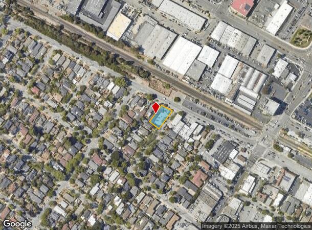  1275 California Dr, Burlingame, CA Parcel Map