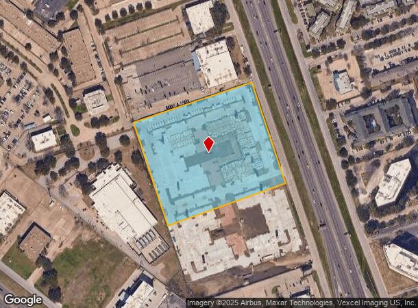 8001 N Stemmons Fwy, Dallas, TX Parcel Map