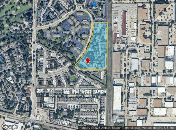  3330 Country Square Dr, Carrollton, TX Parcel Map