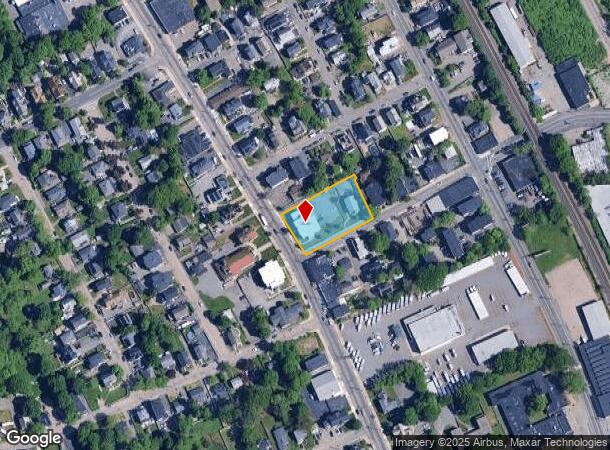 14 Ames St, Brockton, MA Parcel Map