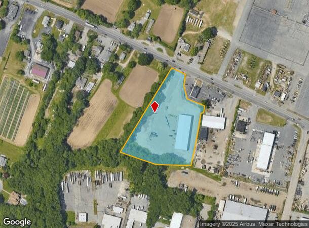  1727 Fall River Ave, Seekonk, MA Parcel Map
