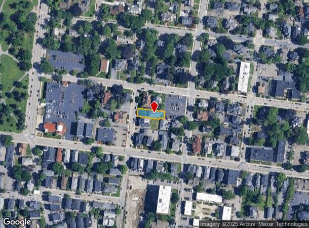 105 Merrick St, Worcester, MA Parcel Map
