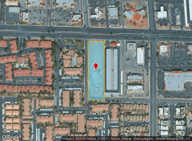  8285 W Sahara Ave, Las Vegas, NV Parcel Map