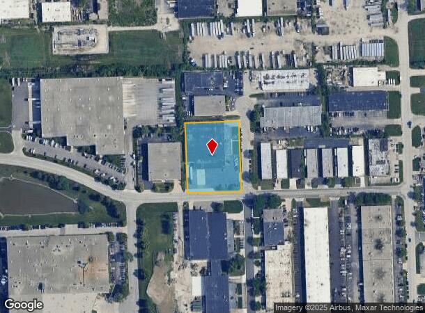 844 S Kay Ave, Addison, IL Parcel Map
