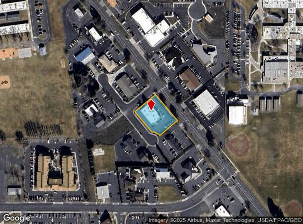  1418 S Pioneer Way, Moses Lake, WA Parcel Map