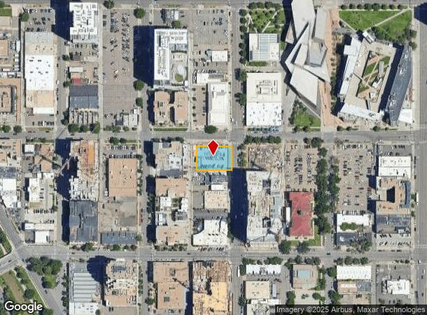  1199 Bannock St, Denver, CO Parcel Map