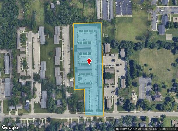  1187 E Forest Ave, Ypsilanti, MI Parcel Map