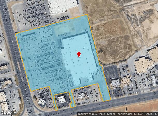  4210 John Ben Shepperd Pky, Odessa, TX Parcel Map