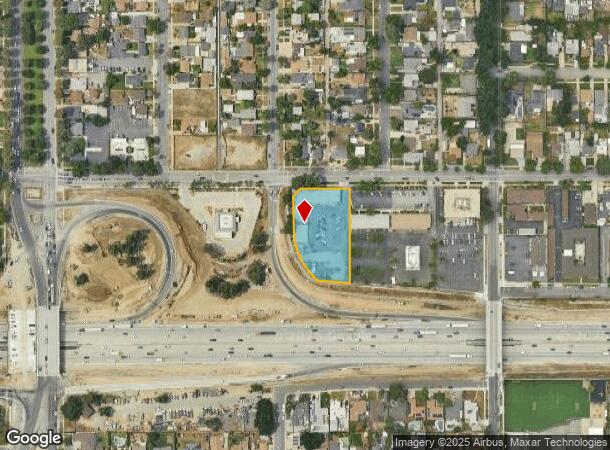  250 E 7Th St, Upland, CA Parcel Map