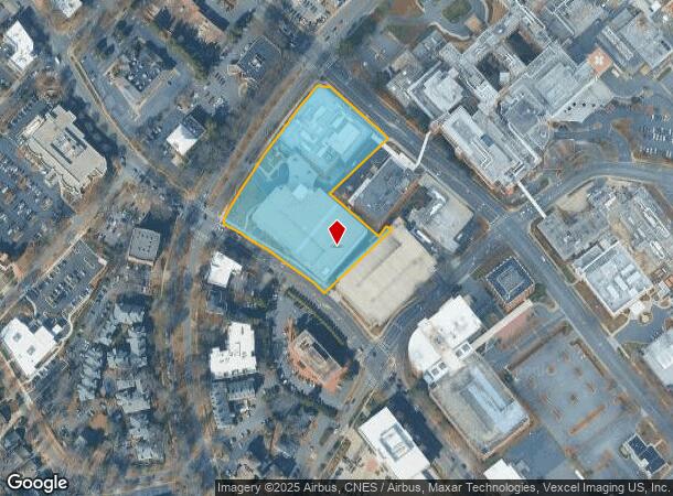  1712 E 4Th St, Charlotte, NC Parcel Map